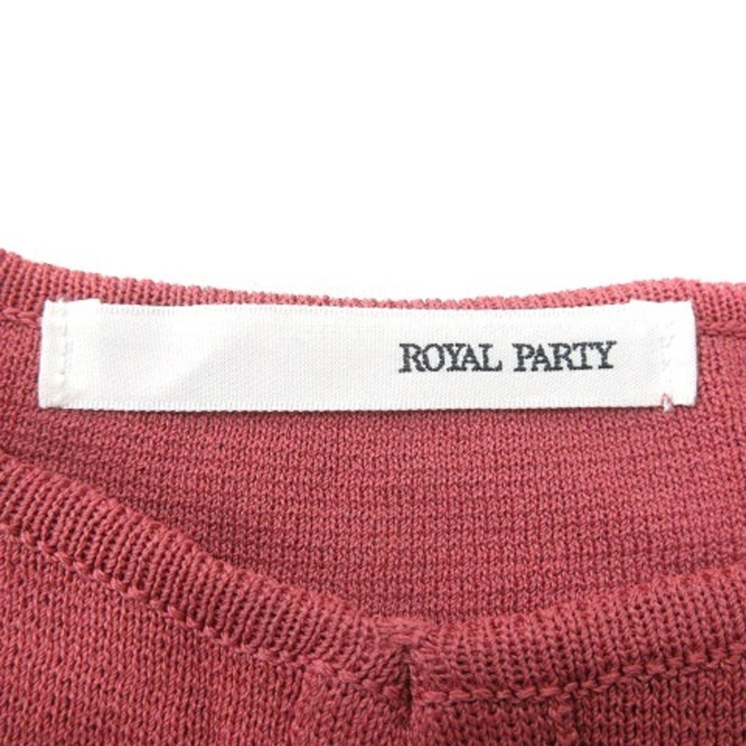 ROYAL PARTY(ロイヤルパーティー)のロイヤルパーティー ワンピース ミモレ ロング 半袖 F ピンク レディースのワンピース(ロングワンピース/マキシワンピース)の商品写真