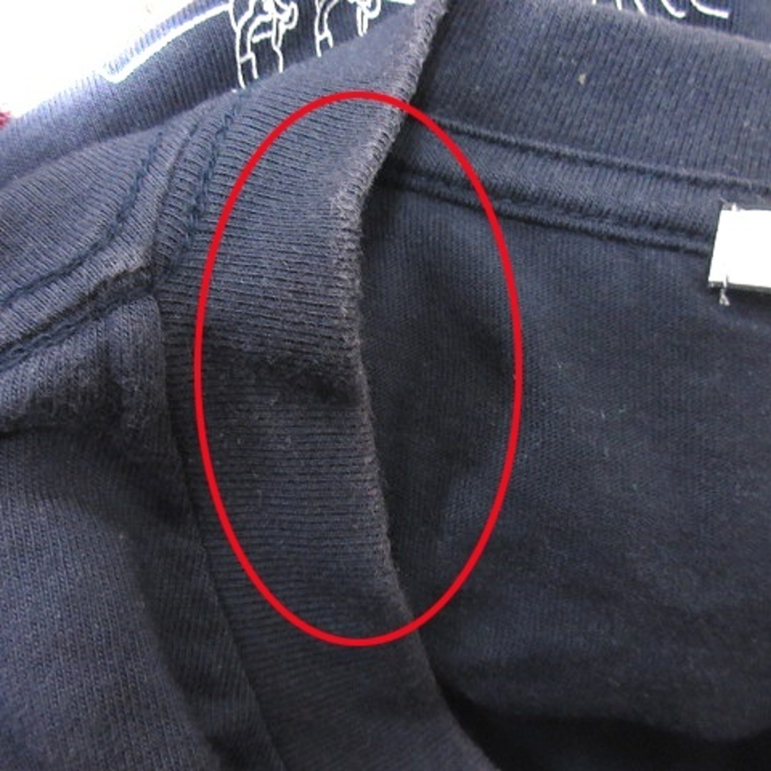 BAYFLOW(ベイフロー)のベイフロー Tシャツ カットソー 半袖 刺繍 4 紺 ネイビー /YI メンズのトップス(Tシャツ/カットソー(半袖/袖なし))の商品写真