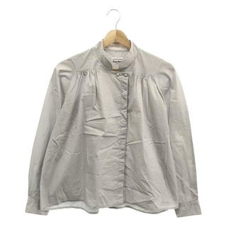 foufou / フーフー | 2021AW | " the museum " uniform shirts「ザミュージアム」ユニフォームシャツ | F | シルバーグレー | レディース(シャツ/ブラウス(長袖/七分))