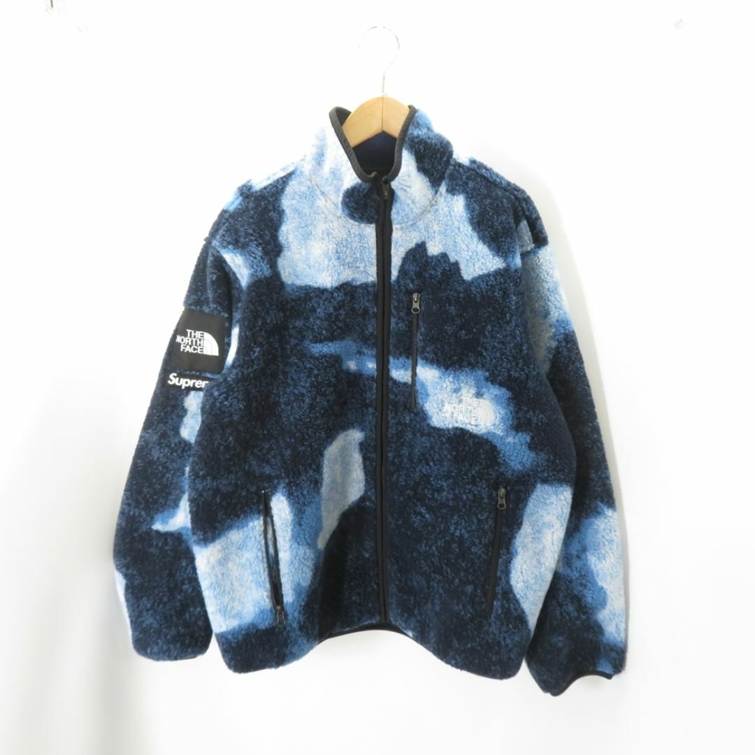 その他 SUPREME x THE NORTH FACE 21aw Bleeched Fleece Jacket NA52100I Blue Size-L
