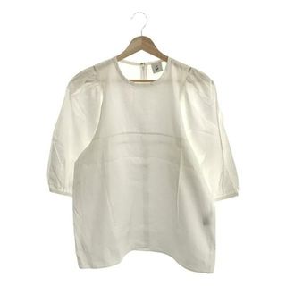 ロク(6 (ROKU))の6(ROKU) / ロク | VOLUME SHORT SLEEVE BLOUSE ブラウス | 36 | ホワイト | レディース(シャツ/ブラウス(半袖/袖なし))