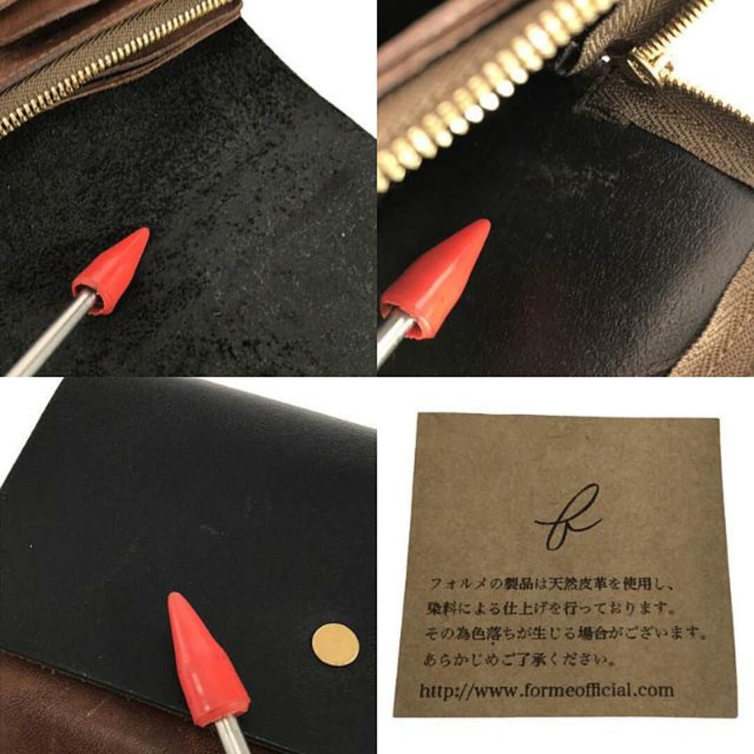 forme(フォルメ)のforme / フォルメ | Hand wallet combi Bridle ハンドウォレットコンビ ブライドル 財布 | Liscio black | レディース レディースのファッション小物(財布)の商品写真