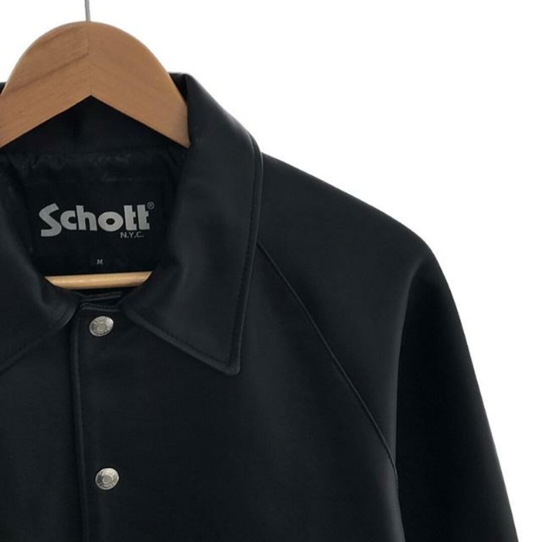 schott(ショット)の【美品】  SCHOTT / ショット | SHEEP COACH JKT / 3121026 羊革 ラムレザー シープ コーチジャケット | M | ブラック | メンズ メンズのジャケット/アウター(その他)の商品写真