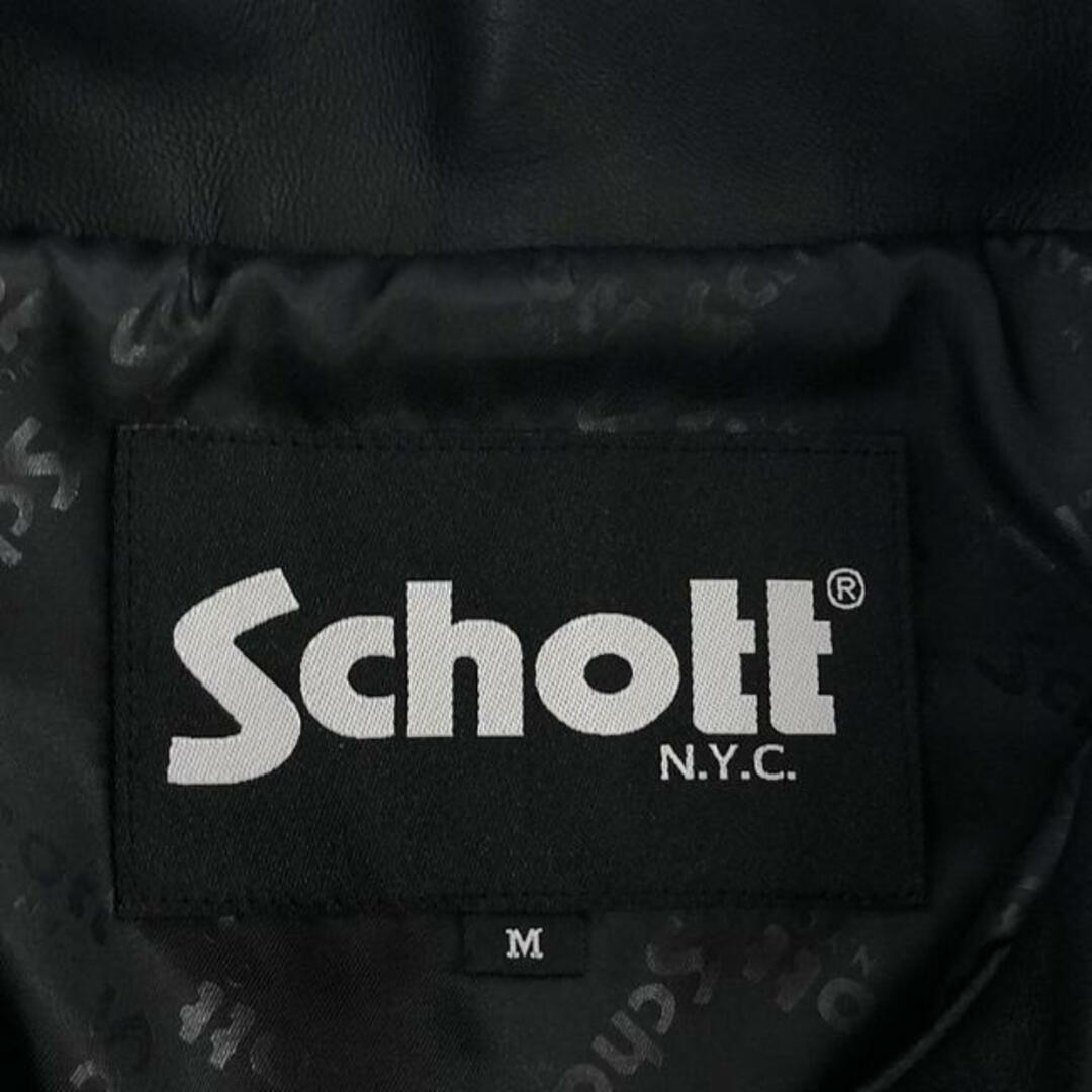 schott(ショット)の【美品】  SCHOTT / ショット | SHEEP COACH JKT / 3121026 羊革 ラムレザー シープ コーチジャケット | M | ブラック | メンズ メンズのジャケット/アウター(その他)の商品写真