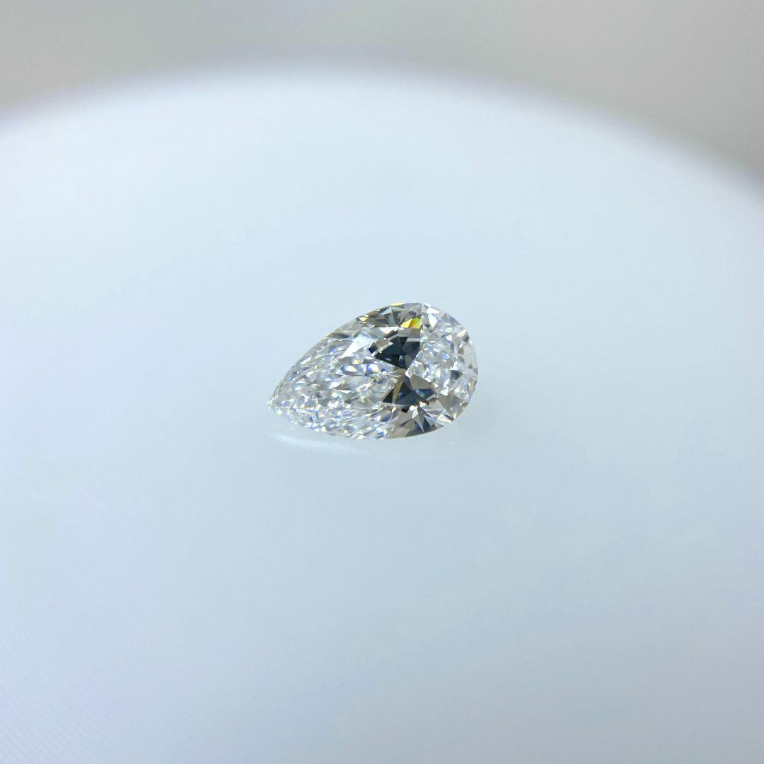 Dカラー IF ペアシェイプ！DIAMOND！0.30ct/RT0960/GIA レディースのアクセサリー(その他)の商品写真