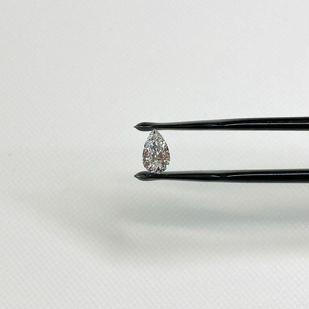 Dカラー IF ペアシェイプ！DIAMOND！0.30ct/RT0960/GIA レディースのアクセサリー(その他)の商品写真