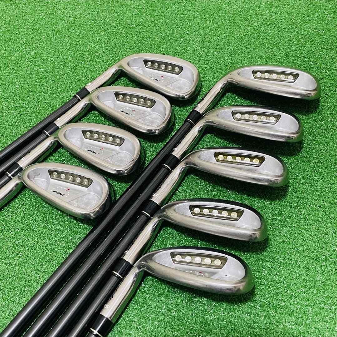 TaylorMade(テーラーメイド)の6575 TaylorMade rac OS レフティ 左利き アイアン9本 R スポーツ/アウトドアのゴルフ(クラブ)の商品写真