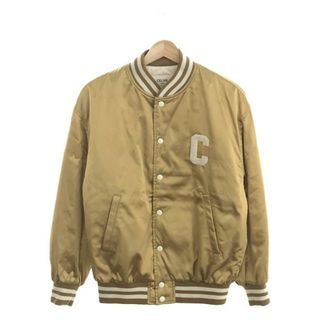 celine - 【美品】  CELINE / セリーヌ | Lucky lovers Teddy Jacket  / ラッキー ラバーズ テディ ジャケットサテン / スタジャン / キルティング総裏地 | 36 | gold | レディース