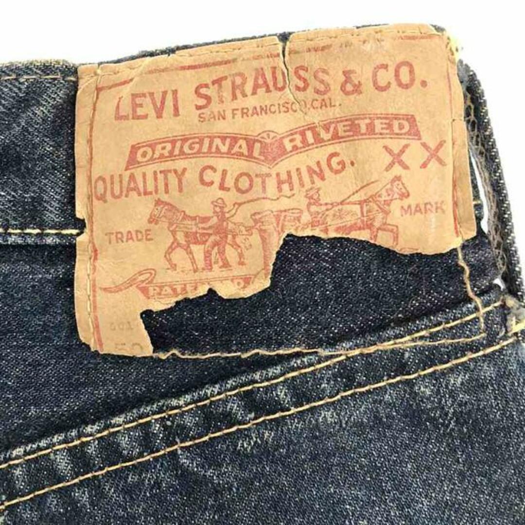 Levi's(リーバイス)のLevi's / リーバイス | 60s ヴィンテージ 501 BigE ダブルネーム Vステッチ 足長R 不均等V セルビッチ デニムパンツ | インディゴ | メンズ メンズのパンツ(その他)の商品写真