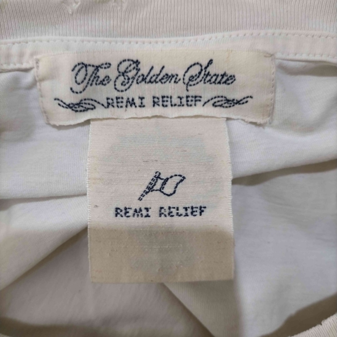 REMI RELIEF(レミレリーフ)のREMI RELIEF(レミレリーフ) メンズ トップス Tシャツ・カットソー メンズのトップス(Tシャツ/カットソー(半袖/袖なし))の商品写真