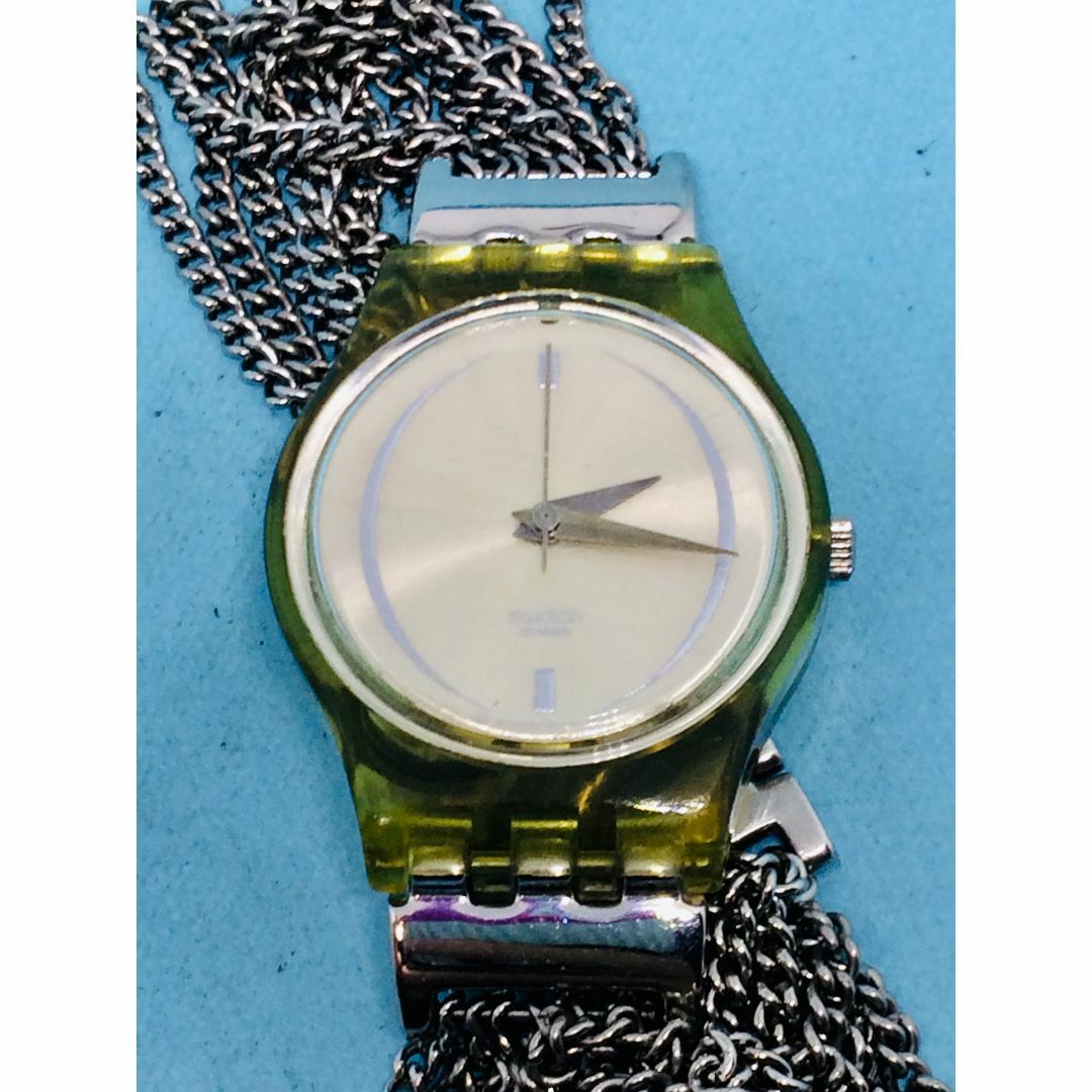 swatch(スウォッチ)のF01）スイス(*'▽')スウォッチ・スケルトン電池交換レディス腕時計 レディースのファッション小物(腕時計)の商品写真