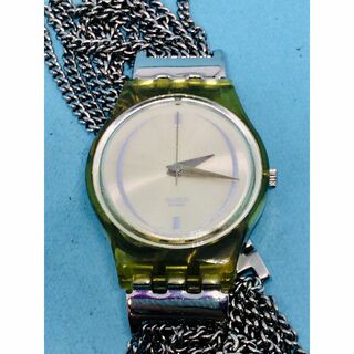 スウォッチ(swatch)のF01）スイス(*'▽')スウォッチ・スケルトン電池交換レディス腕時計(腕時計)