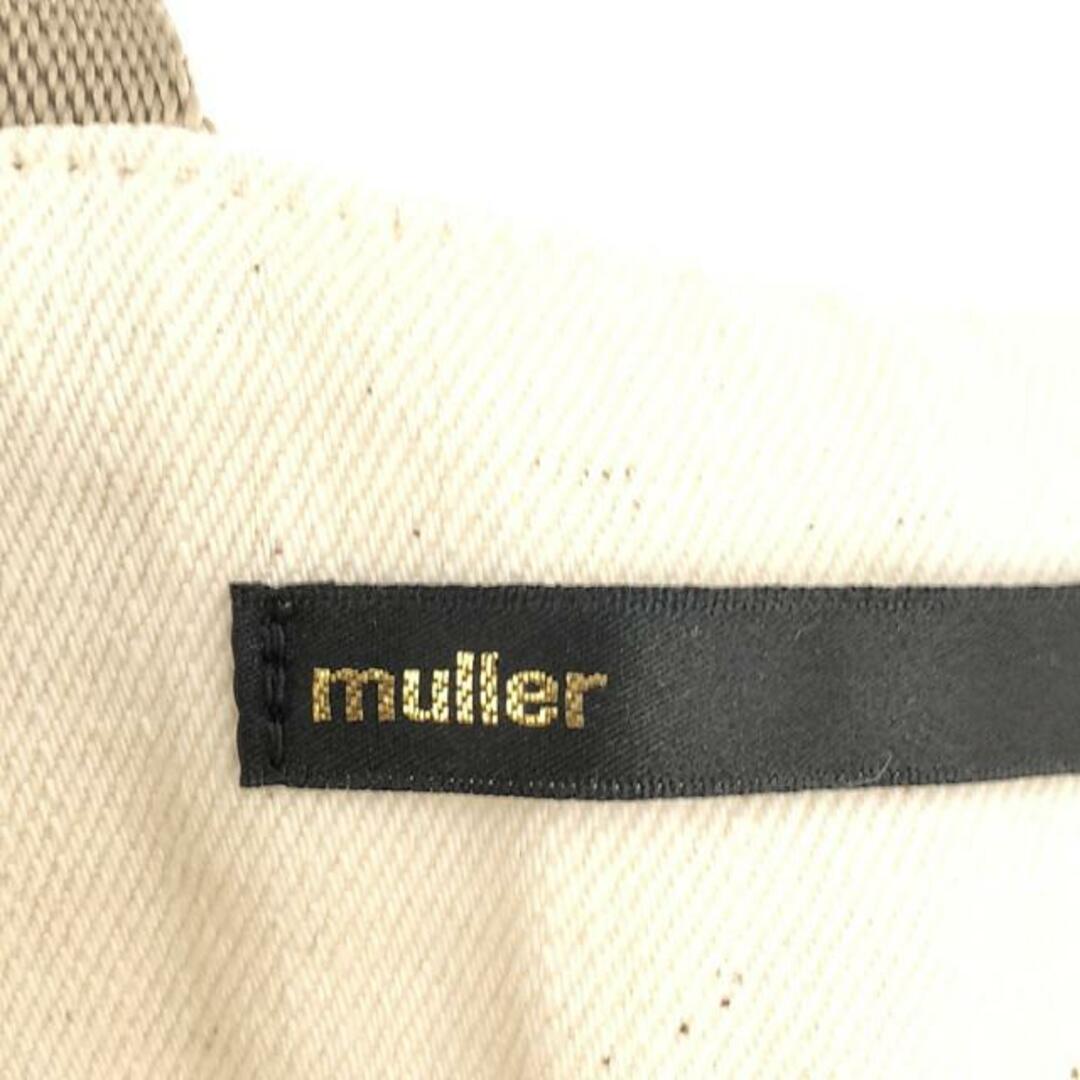 muller of yoshiokubo(ミュラーオブヨシオクボ)のmuller of yoshiokubo / ミュラーオブヨシオクボ | Denim fishing pants オーバーオール | 36 | ホワイト/ベージュ | レディース レディースのパンツ(サロペット/オーバーオール)の商品写真