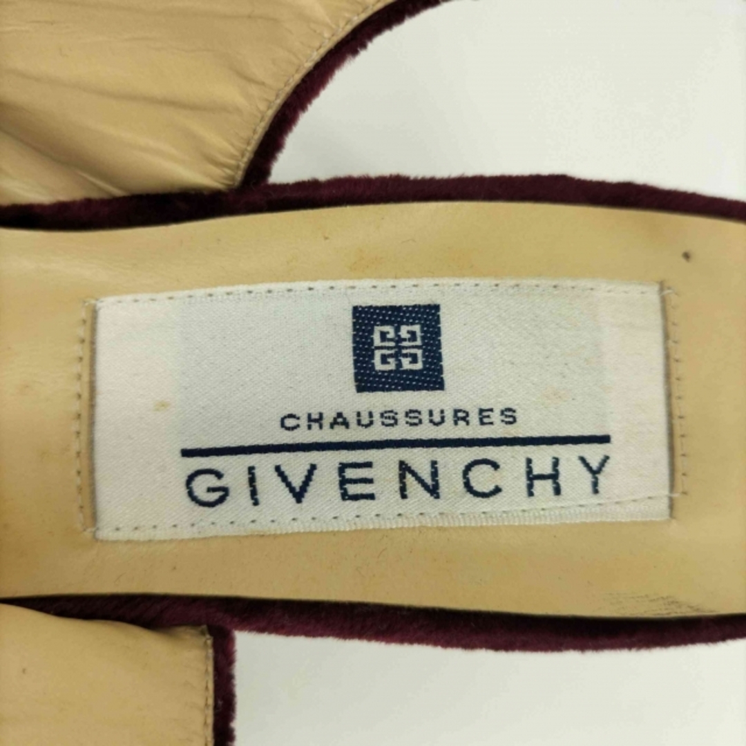 GIVENCHY(ジバンシィ)のGIVENCHY(ジバンシィ) ベルベッド オープントゥサンダル レディース レディースの靴/シューズ(サンダル)の商品写真