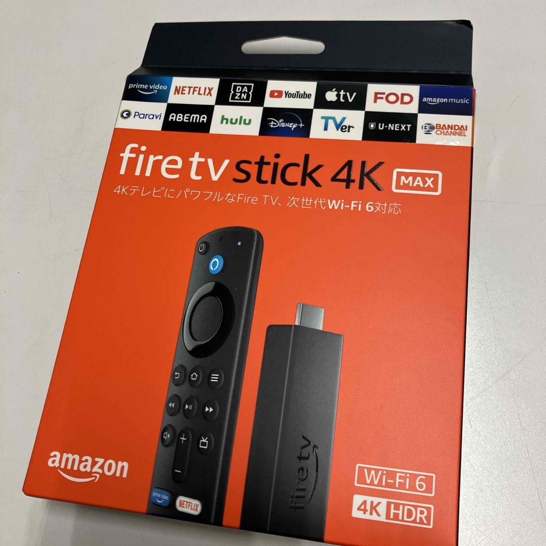 Amazon(アマゾン)のamazon fire tv stick 4K MAX  スマホ/家電/カメラのテレビ/映像機器(その他)の商品写真