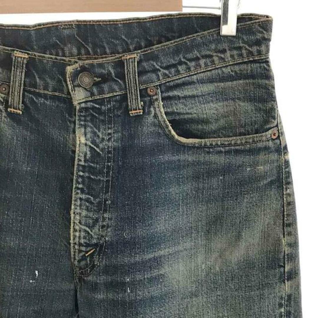 Levi's(リーバイス)のLevi's / リーバイス | 60s～ ヴィンテージ 505 BigE 刻印5 平行ステッチ TALON42ジップ 不均等V セルビッチ デニムパンツ | W38 | インディゴ | メンズ メンズのパンツ(その他)の商品写真