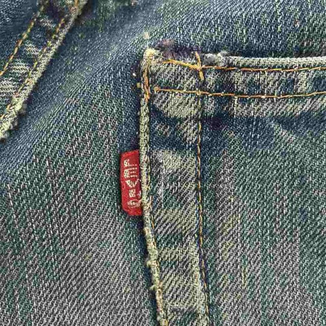 Levi's(リーバイス)のLevi's / リーバイス | 60s～ ヴィンテージ 505 BigE 刻印5 平行ステッチ TALON42ジップ 不均等V セルビッチ デニムパンツ | W38 | インディゴ | メンズ メンズのパンツ(その他)の商品写真