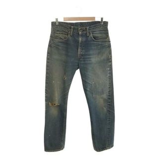 リーバイス(Levi's)のLevi's / リーバイス | 60s～ ヴィンテージ 505 BigE 刻印5 平行ステッチ TALON42ジップ 不均等V セルビッチ デニムパンツ | W38 | インディゴ | メンズ(その他)