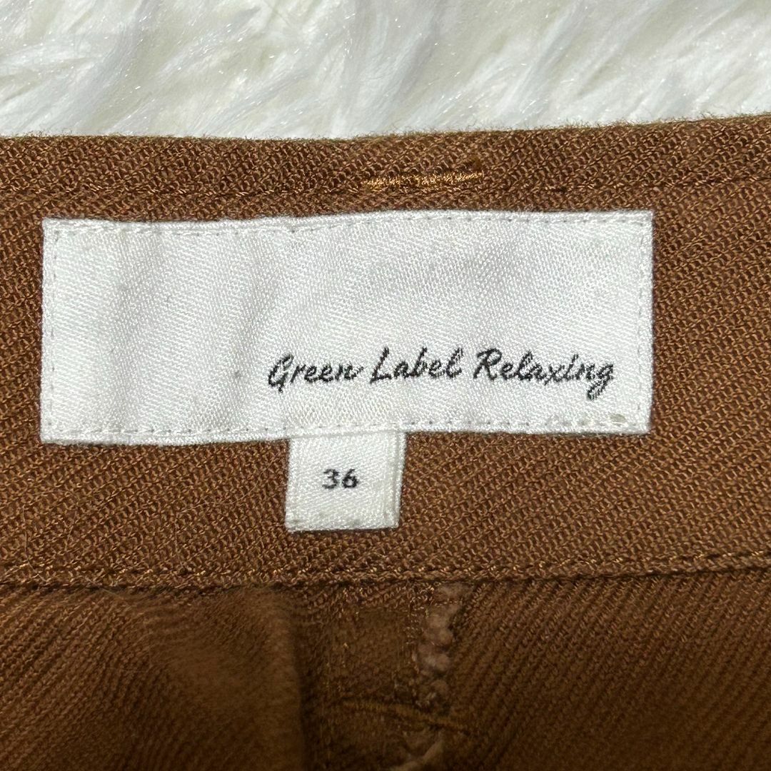 UNITED ARROWS green label relaxing(ユナイテッドアローズグリーンレーベルリラクシング)の【超美品】グリーン レーベル リラクシング チノパン 36 ブラウン ✓3162 レディースのパンツ(チノパン)の商品写真