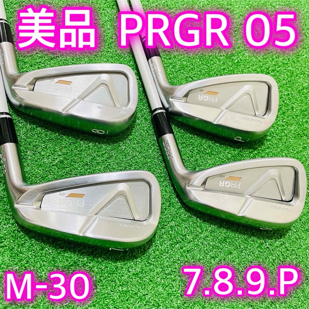 PRGR(プロギア)の6576 美品　PRGR 05 プロギア　レディース　アイアン5本　2021年 スポーツ/アウトドアのゴルフ(クラブ)の商品写真