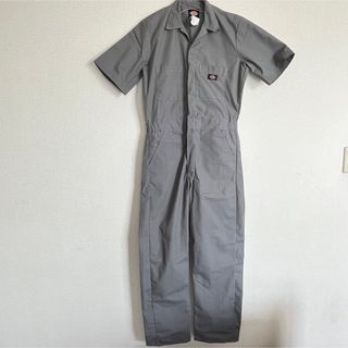 ディッキーズ(Dickies)の試着のみ✴︎Dickies✴︎ディッキーズ✴︎カバーオール 半袖　グレー S(サロペット/オーバーオール)