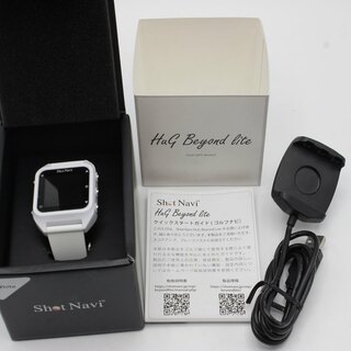 ShotNavi HuG Beyond Lite ホワイト 腕時計型GPS距離計測器 ショットナビ ハグ ビヨンド ライト ゴルフ 本体
