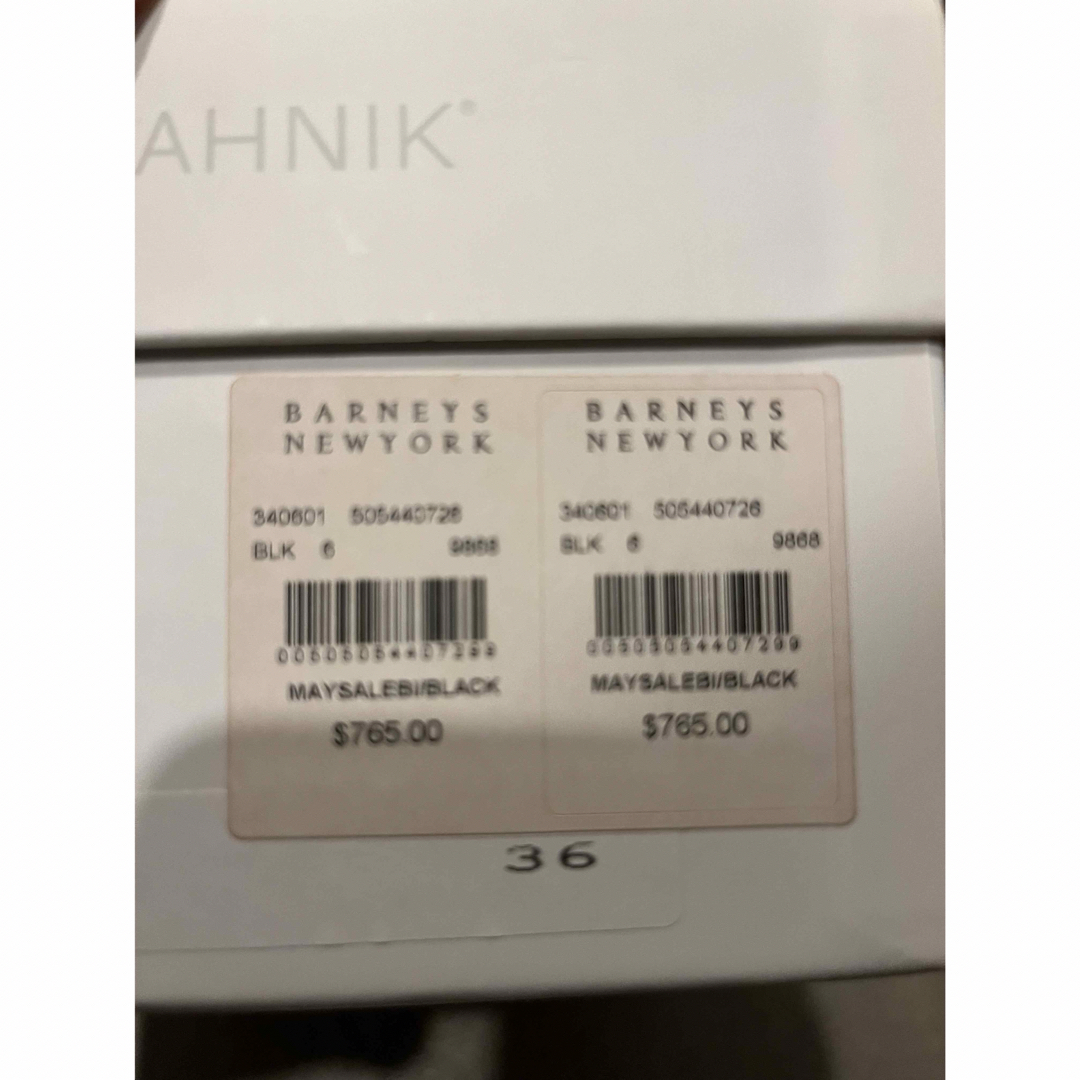 MANOLO BLAHNIK(マノロブラニク)の【裏張り済】MANOLO BLAHNIK（マノロ・ブラニク）　ミュール　黒　36 レディースの靴/シューズ(ミュール)の商品写真