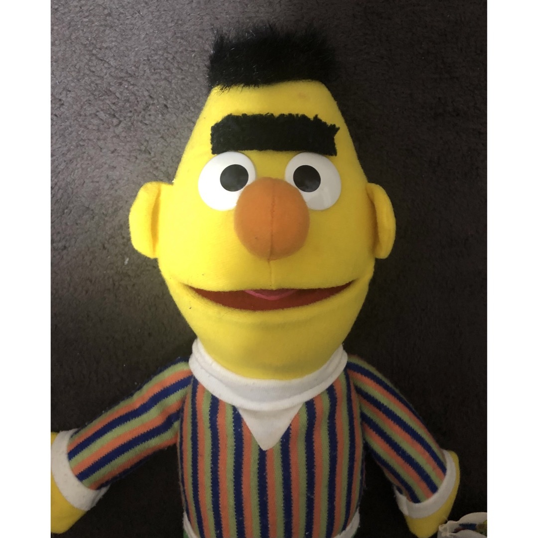 SESAME STREET(セサミストリート)の【中古品】applause社 セサミストリート バート ぬいぐるみ エンタメ/ホビーのおもちゃ/ぬいぐるみ(キャラクターグッズ)の商品写真