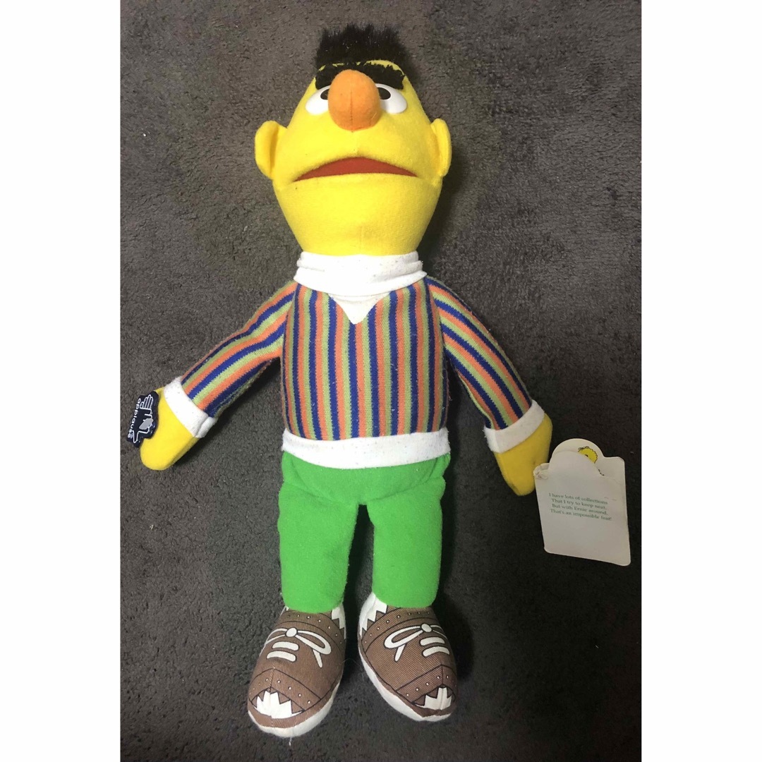 SESAME STREET(セサミストリート)の【中古品】applause社 セサミストリート バート ぬいぐるみ エンタメ/ホビーのおもちゃ/ぬいぐるみ(キャラクターグッズ)の商品写真