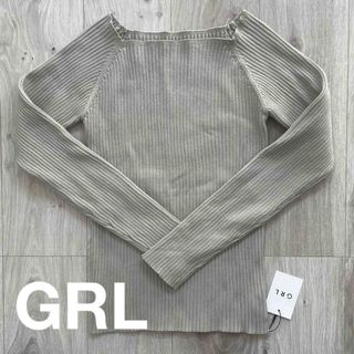 グレイル(GRL)の[新品]スクエアネックリブニットトップス[rut072] (ニット/セーター)