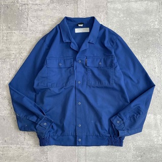 ヴィンテージ(VINTAGE)の古着 vintage ユーロワークジャケット ブルー XL (ブルゾン)