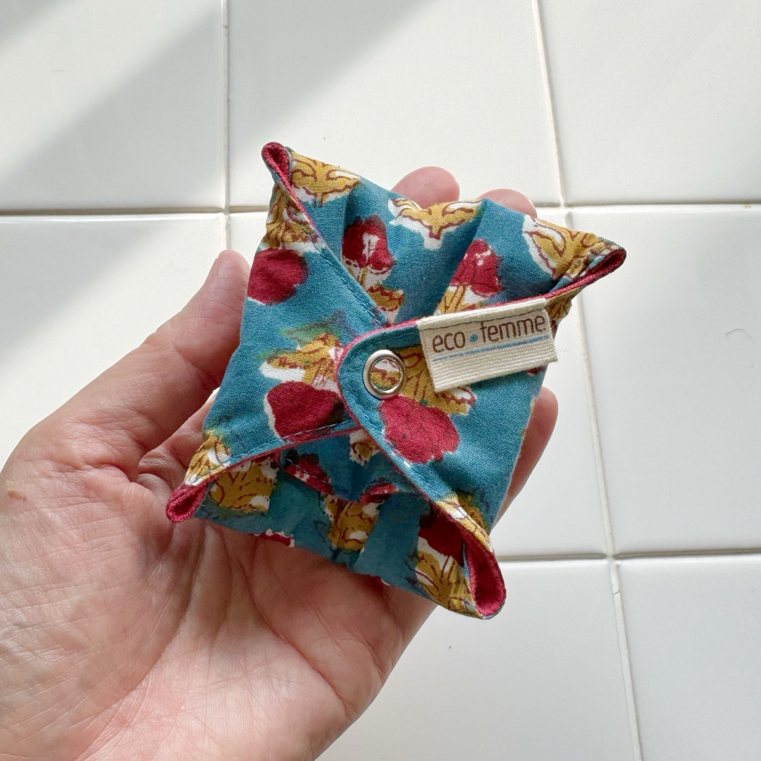 Eco Femme ブロックプリント布ナプキン (防水あり）普通の日用1枚 レディースのレディース その他(その他)の商品写真