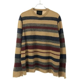 UNDERCOVERISM アンダーカバーイズム アンダーカバー 14AW マルチカラーボーダーニットセーター ベージュ×マルチカラー 3 N4901-2