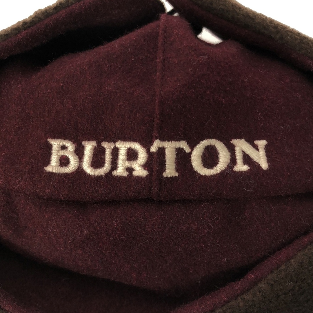 BURTON(バートン)のBURTON バートン EARFLAP CAP イヤーフラップキャップ バーガンディー メンズの帽子(キャップ)の商品写真