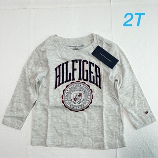 トミーヒルフィガー(TOMMY HILFIGER)のトミーヒルフィガー キッズロゴ長袖Tシャツ 2T(Tシャツ/カットソー)