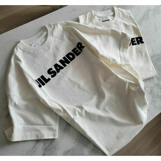 ジルサンダー(Jil Sander)の★新品未使用★JIL SANDER ロゴ コットン Tシャツ Mサイズ(Tシャツ/カットソー(半袖/袖なし))