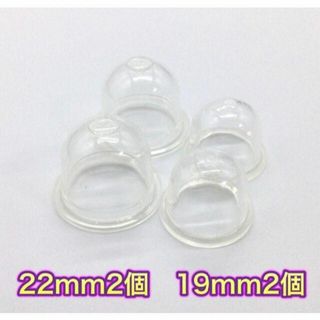 (P08)プライマリーポンプ・クリア・19・22ｍｍ・4個セット(工具/メンテナンス)