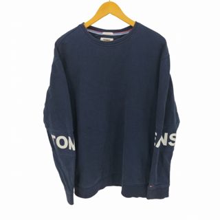 トミーヒルフィガー(TOMMY HILFIGER)のtommy jeans(トミージーンズ) クルーネック 袖プリント スウェット(スウェット)