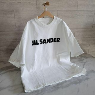 ジルサンダー(Jil Sander)の★新品未使用★JIL SANDER ロゴ コットン Tシャツ Mサイズ(Tシャツ(半袖/袖なし))