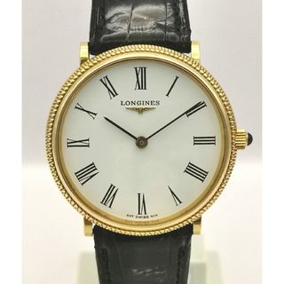 ロンジン(LONGINES)のLONGINES ロンジン ローマ K18YG 金無垢 手巻き 時計(腕時計(アナログ))