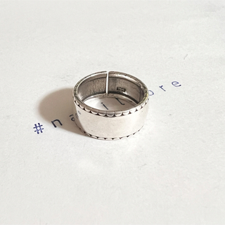 シルバーリング 925 銀 スモールボール スムース アンティーク調 韓国 指輪(リング(指輪))