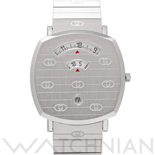 グッチ(Gucci)の中古 グッチ GUCCI YA157410 シルバー メンズ 腕時計(腕時計(アナログ))