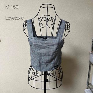 ラブトキシック(lovetoxic)のチェックビスチェ(Tシャツ/カットソー)