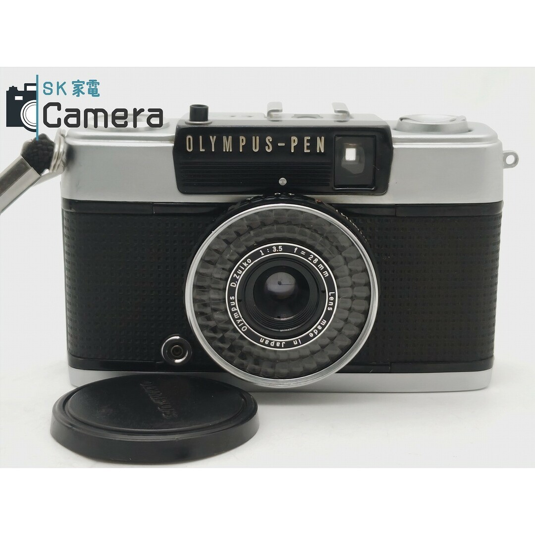 OLYMPUS(オリンパス)のOLYMPUS-PEN EE-3 D.ZUIKO 28ｍｍ F3.5 オリンパス ペン 赤ベロOK スマホ/家電/カメラのカメラ(フィルムカメラ)の商品写真
