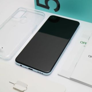 オッポ(OPPO)の超美品 SIMフリー OPPO Reno5 A アイスブルー M666(スマートフォン本体)