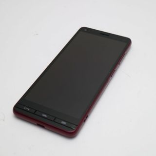 キョウセラ(京セラ)のBASIO4 ワインレッド スマホ 白ロム M666(スマートフォン本体)