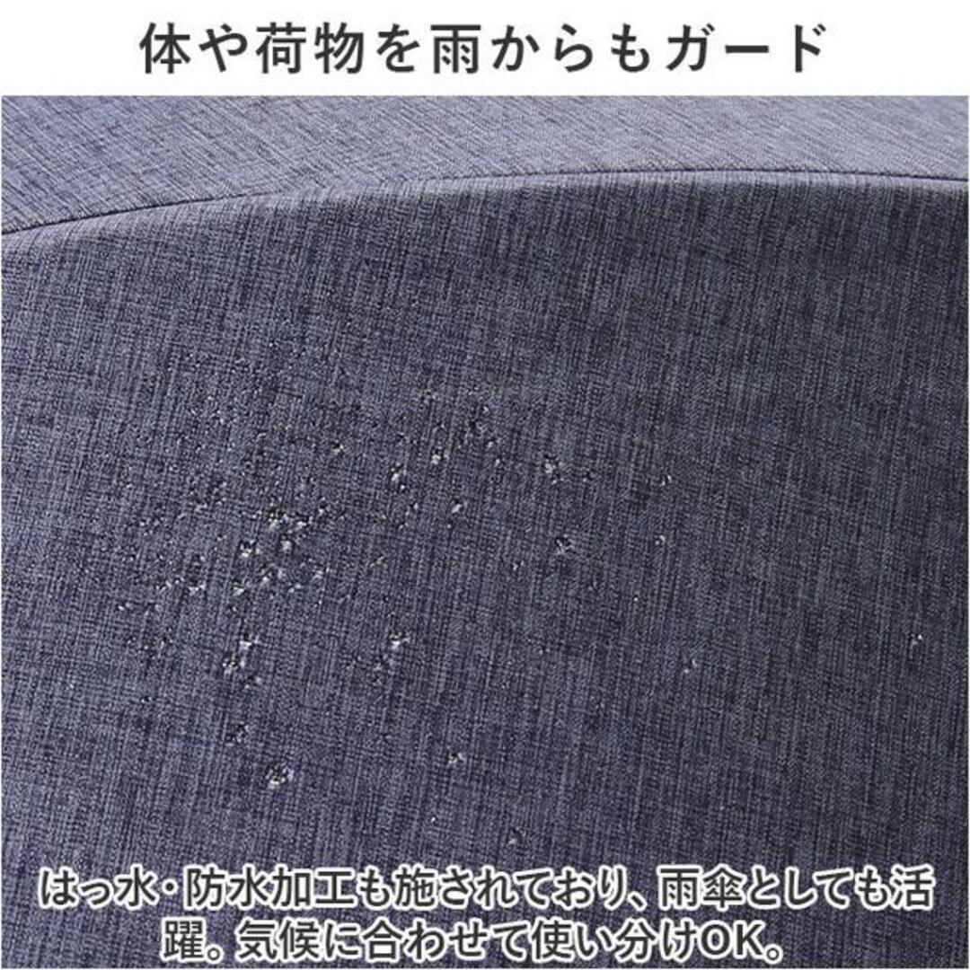 ブラックコーティング 晴雨兼用 バードゲージタイプ 55cm 手開き レディースのファッション小物(傘)の商品写真