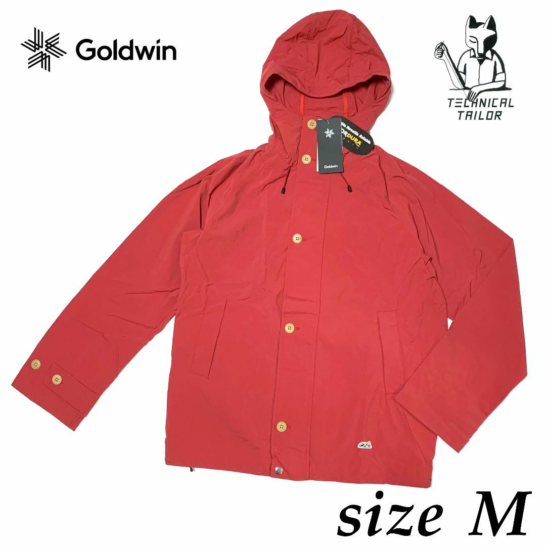 GOLDWIN(ゴールドウィン)の新品　Mサイズ　ゴールドウィン　テクニカルテイラー ジャケット ナイロン　レッド メンズのジャケット/アウター(その他)の商品写真