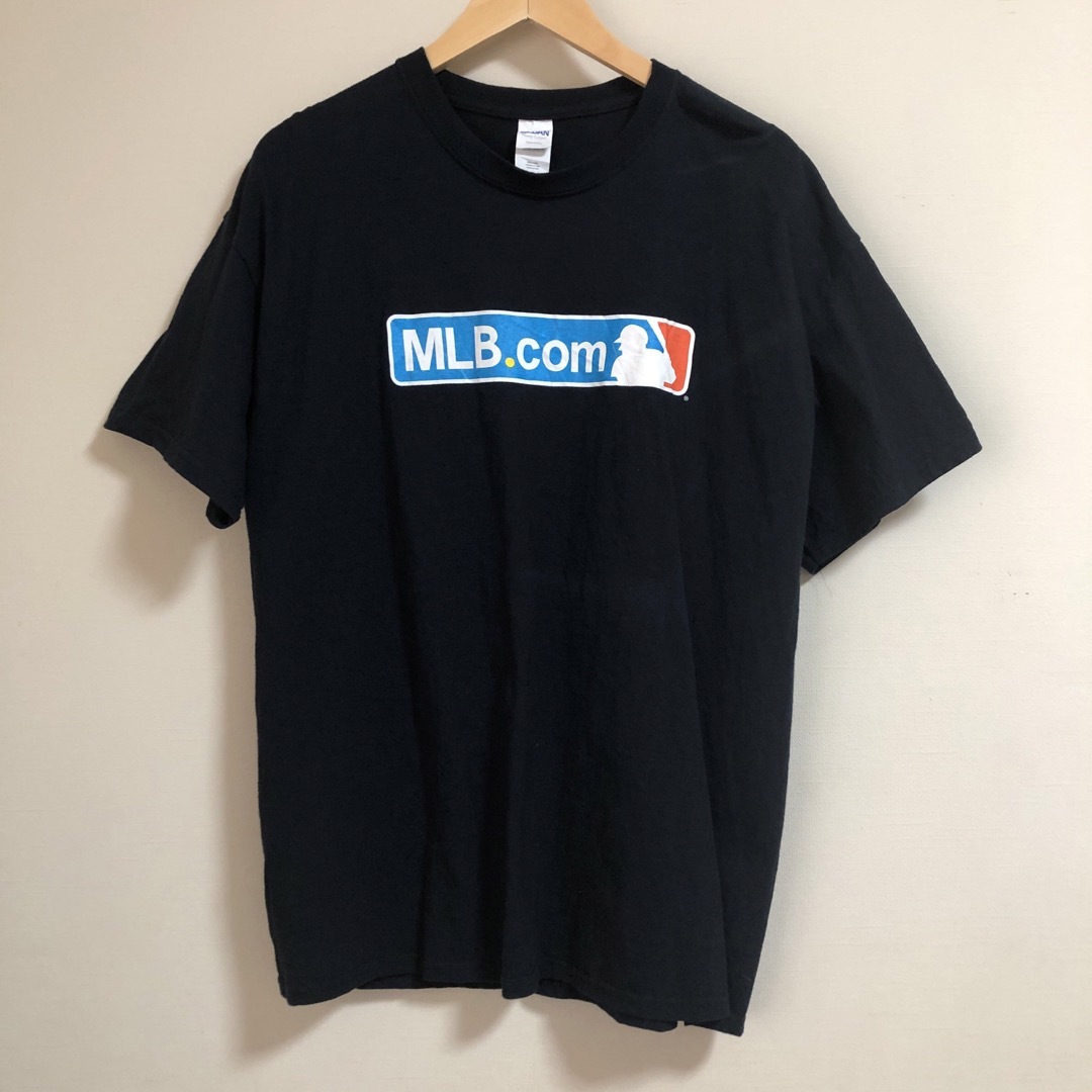 GILDAN(ギルタン)のメジャーリーグ　ベースボール　US古着　Tシャツ　黒　XLサイズ　ギルダン メンズのトップス(Tシャツ/カットソー(半袖/袖なし))の商品写真