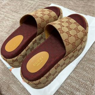 グッチ(Gucci)のGUCCIグッチサンダル正規品最終お値引き(サンダル)